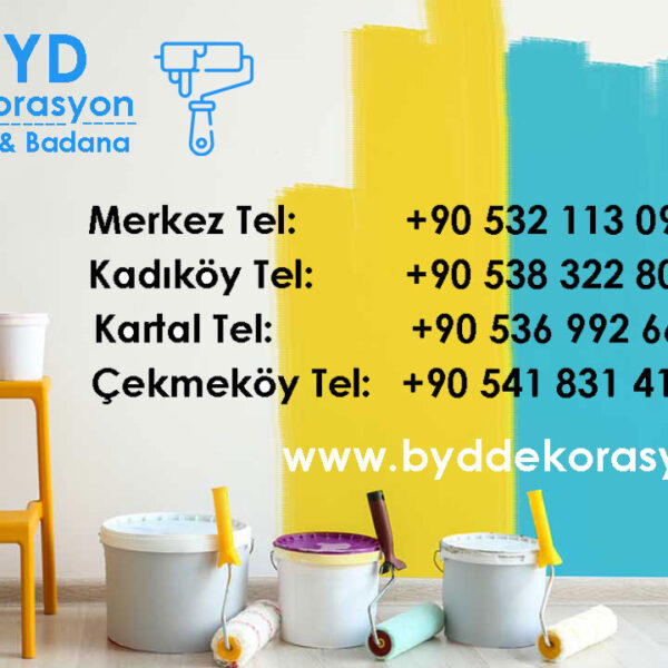 Sancaktepe, Çekmeköy, Kartal, Kadıköy Boya Badana Ustası